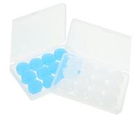 SKISUNO 12Pairs Reusable Silicone for Sleep Travel Musicians Noise Cancelling for Airplane Snoring Swimming Lightweight and Portable Transparent