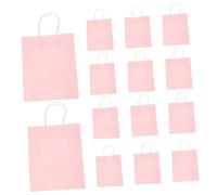 SKISUNO 12Pcs Kraft Paper Party Treat Bags Medium Vertical Packing Holders for Birthday Favors Candy Crafts and Festival Presents