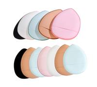 SKISUNO 12pcs Mini Powder Puff Makeup Blending Sponges for Portable Face Sponges for Foundation Makeup