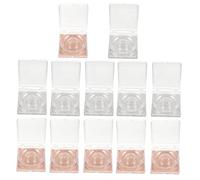 SKISUNO 12pcs Professional Eyelash Storage Case Easy Open Close False Eyelash Storage Box for Lashes
