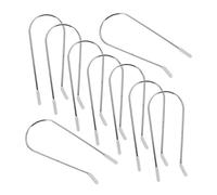 SKISUNO 16pcs Hot Curler Clips Replacement Stainless Steel Hair Roller Pin Securing Clamp for Heated Rollers for Home DIY Salon Use Maintains Hair Health