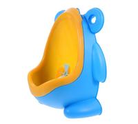 SKISUNO 1pc Cartoon Frog Boy Urinal Potty Trainer Shape Pee Training Tool for Wall Mounted Space Saving Durable Material Fun Rotating
