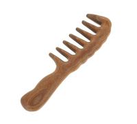 SKISUNO 1pc Creative Wooden Massage Comb for Hairdressing and Hairstyling Natural Sandalwood Material Ergonomic Design for Comfortable Grip for All Hair Types