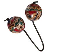 SKISUNO 1pc One Handed Rhythm Ball Hand Painted Sand Instrument for Drumming Ergonomic Design for Guitar Violin Ukulele Enhances Concert Atmosphere