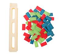SKISUNO 1set Blocks Educational Game for Boys and Girls Promotes Social Skills Sharing Includes Random Colors Compact Easy to Grip for