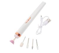 SKISUNO 1set Electric Nail Drill Machine Portable Pen-Style Beauty Tool for Manicure Pedicure High-Speed Multifunctional Nail and Removing Dead Skin Includes Drill Bits Speed Stylish