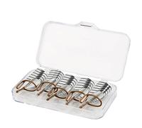 SKISUNO 2 Box Reusable Metal Nail Mold Tips for Gel Extension Curved Aluminum Finger Covers with Marked Lines for Precise Acrylic Nail Art for Professional Salon and Home Manicure Use