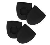 SKISUNO 2 Pairs Cycling Half Shoe Covers Windproof Neoprene Overshoes for Outdoor Riding Thermal Protection Cycling Accessories Comfortable Fit for Safe Riding