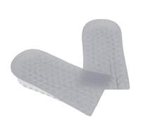 SKISUNO 2 Pairs Invisible Heel Lift Heightening Insole Non-Slip Shock-Absorption Silicone Cotton Inserts for Boots Annual Meetings Suitable for Multiple People