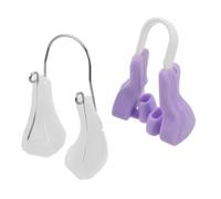 SKISUNO 2 Pcs Nose Clip Shaper Sleep Clip Soft and Comfortable Easy to Use Nighttime Snoring Aid for Women Stylish Look