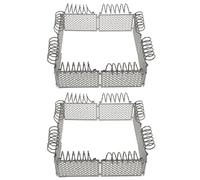 SKISUNO 2 Set Military Miniature Fence Plastic Mini Fence Ornaments for DIY Dollhouse Micro Landscape Barn Playset and War Scenario Model Accessories with Safe Detailed Design