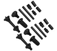 SKISUNO 2 Sets Garden Fountain Nozzle Set for Pond and Backyard, PC Material Effortless Installation, Reduce Water Fountain Hose Waste, Outdoor Water Spray Nozzles for Patio Decor