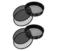 SKISUNO 2 Sets Portable Plastic Handheld Sifter for Science Experiments and Sand Play Kindergarten Teaching Prop for Screening Lab Sieves for Outdoor Learning and Sensory Activities