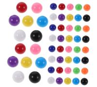 SKISUNO 200pcs Colored Plastic Balls for Math Education Marble Run Spare Marbles Board Game Parts for Chinese Checkers Color Sorting and Probability Learning