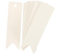 SKISUNO 200pcs Kraft Card Hanging Label Blank Word Cards for Handmade Soap Small Hanging Tags Jewelry Clothes Tags Paper