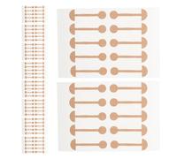 SKISUNO 20pcs Dumbbell-shaped Nose Slimming Strips for Nostril Reshaping, Comfortable Nasal Lift and Wing Contouring Patches, Nose Corrector for Women and Men