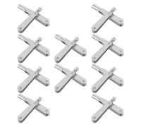 SKISUNO 20pcs Metal Snap Clips for Rc Airplane and Helicopter Models, Quick Link Clevis for Fixed Wings, Wide Compatibility and Enhanced Flight Stability, Suitable for Challenging Flying