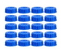 SKISUNO 20pcs Plastic Screw Lids for 20l and 25l Buckets Hdpe Drum Cap Sealing Lids with Washers Leak Proof Pail Covers for Paint Storage Buckets for Storage and Transport