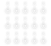 SKISUNO 20pcs Plastic Swimming Ring Air Nozzles Replacement Quick Inflation Sealing Lid Swimming Float Accessories for Pool Inflatables and Outdoor Recreation
