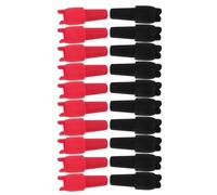 SKISUNO 20pcs Reusable Silicone Wine Stoppers with Double Seal, Easy to Use and Prevents Breaking, Sl esign Bottle Plugs for Wine, Beer, Whiskey, for Restaurant and Bar Use