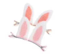 SKISUNO 2pairs Cute Rabbit Ear Hairpin Boys and Girls Accessories for Girls Hair Clips Hair Decorations