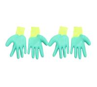 SKISUNO 2pairs Hamster Anti-bite Gloves, Protective Rubber Handling Gloves for Pet Training, Bite Resistant Hand Protection for Hamster Owners