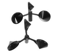 SKISUNO 2pcs Abs Anemometer Sensor Housing with 3-cup Design, Wind Gauge Replacement Part for Wind Speed Monitoring and Direction Measurement in Weather Observation and Agriculture