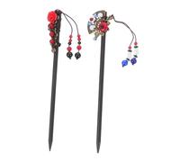 SKISUNO 2pcs Ancient Style Hair Sticks Charming Design Retro Headdress for Women for Festivals and Daily Wear Suitable for Various Hairstyles Random Color