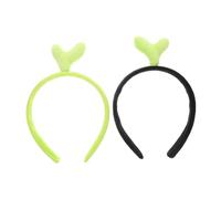 SKISUNO 2pcs Bean Headband Quirky Hair Hoop for Girls Sweet Cosplay Accessories for Parties and Festivals Fun and Adorable Photo Props and Design