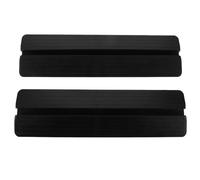 SKISUNO 2pcs Black Plastic Gate Ramp for Steps Threshold Ramp Accessories Stair Gate Protector for Doorway Height Gap for Indoor Fences