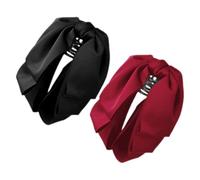 SKISUNO 2pcs Bow Claw Hair Clips with French Bowknot Design for Women, Decorative Cloth Claw Clips Preventing Loose Strands, for Casual Occasions and Daily Use