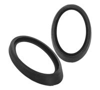 SKISUNO 2pcs Car Antenna Base Rubber Seal Gasket Elegant Black Antenna Sealing Ring Firm and Simple to Install Vehicle Accessory Replacement and Mounting