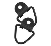 SKISUNO 2pcs Carbon Steel Shaped Trailer Tie Down D Rings with Bolt Anchors Slip Cargo Hooks for Trucks and Trailers Enhanced Stability Load Securing Hardware
