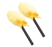 SKISUNO 2pcs Dry Powder Puff for Body Powder Small Fluffy Makeup Puff for Setting Application and Household Use