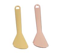 SKISUNO 2Pcs Eye Cream Spoons Massage Sticks Portable Beauty Scoop for Eye Cream Application Compact Facial Massage Tools in Golden and Rose Gold