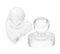 SKISUNO 2pcs Eyeshadow Blusher Pressing Stamp Set 30mm 59mm Crystal Round Press Tools for Eye Shadow Palette Repair and Cosmetics Pressing in Makeup Application