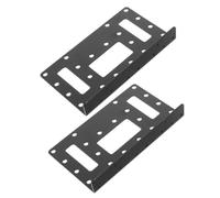 SKISUNO 2pcs Internal Hard Drive Mounting Bracket Metal SSD Holder Mount Tray Multi-Compatible PC Bay Adapter for Desktop Storage Expansion and Drive Rack Stability
