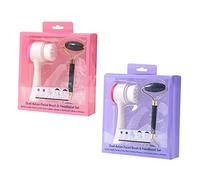 SKISUNO 2pcs Jade Massage Stick Face Cleaning Brush Manual Facial Brush for Skin Cleansing Jade Roller for Facial Massage Routine