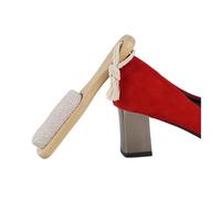 SKISUNO 2pcs Nail Cleaning Brush Pumice Stone Single-side Nail Scrubber and Cuticle Cleaning for Hand and Foot Use