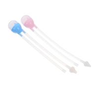 SKISUNO 2pcs Nasal Aspirators Set Reusable Nose Cleaners for Newborns Gentle Suction for Congestion Relief Safe Material for Infants and Toddlers