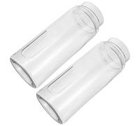 SKISUNO 2pcs Plastic Hydrogen Oxygen Facial Machine Bottles Replacement Parts for Home Salon Skin Care Devices Easy to Install Facial Care Accessories for Cleanse and Treatment