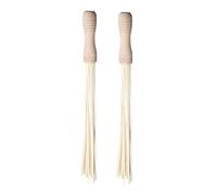 SKISUNO 2PCS Portable Bamboo and Wood Massage Hammer Stick for Back Neck Leg and Waist Manual Tapping Therapy Tool for Home Office and Travel Lightweight Stress Relief Gift for for for for for for