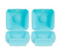 SKISUNO 2Pcs Portable Storage Box Set, Small Dustproof Organizer Case for Women’S Reusable Cups, Outdoor Carrier Holder for Travel and Daily Use