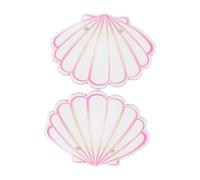 SKISUNO 2pcs Shell-Shaped Acrylic Eyelash Extension Tray Portable Grafting Organizer for Lash Extensions Efficient Lash Holder for Professional Personal Use
