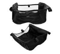 SKISUNO 2pcs Stroller Underseat Basket Organizer Bags for Baby Essentials, Lightweight Oxford Cloth with Large Capacity, for Pushchair and Hand Basket Use by Moms