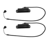 SKISUNO 2pcs Stylus Pen Lanyard with Base 40cm Retractable Touch Screen Pen Spring Rope Anti-lost Holder Strap for Drawing and Signature Use