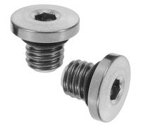 SKISUNO 2Pcs Titanium Alloy Disc Brake Oil Cap Fixing Screws M5X5-8Mm for Mountain Bike Hydraulic Brake Lever Suitable for Shimano