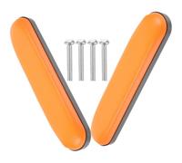 SKISUNO 2pcs Wheelchair Arm Pad Ergonomic Armrest Covers Relieving Elbow Proper Arm Support Abs Leather Sponge Filling Comfortable Design Hole Spacing 10cm Suitable for Wheelchair Use