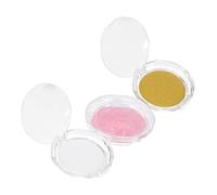 SKISUNO 3 Pcs Portable Eyelash Storage Boxes with Glitter Paper Bottoms Lightweight Plastic False Lash Cases for Travel Makeup Artists Women and Ergonomic Design for Easy Open and Secure