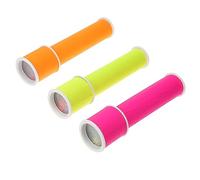 SKISUNO 3 Sets DIY Kaleidoscope Kit Educational Science Experiment Materials Easy Assembly Handmade Creative Optical Learning for Kindergarten Random Color